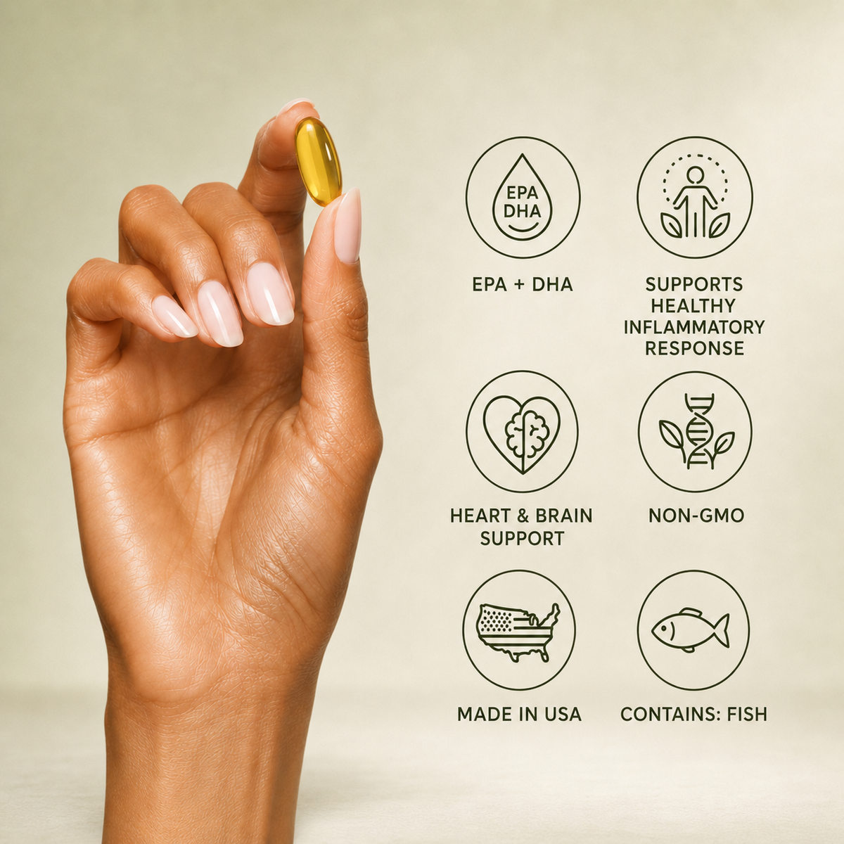 Omega — Omega-3 EPA + DHA